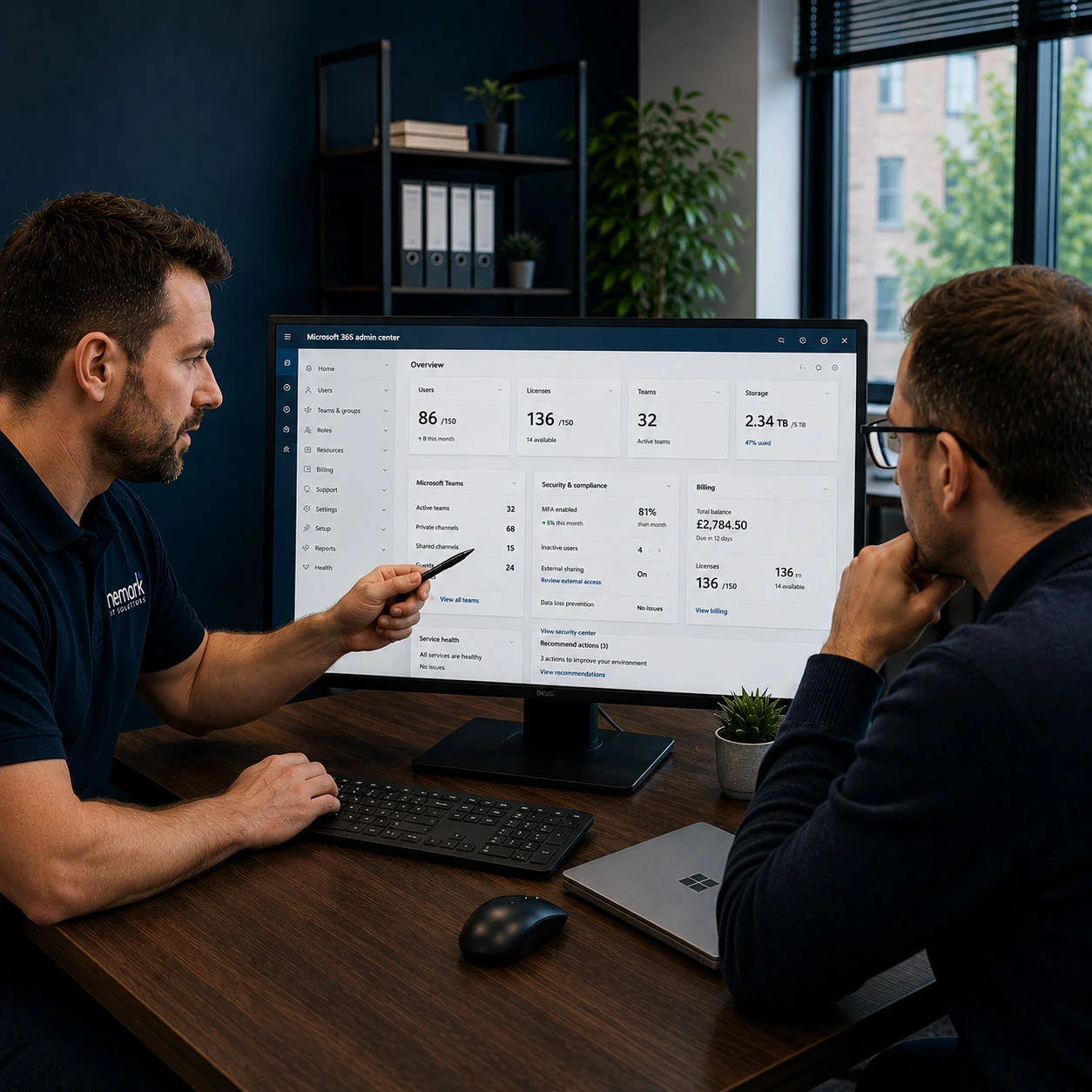 Microsoft 365 health check and business system review consultation