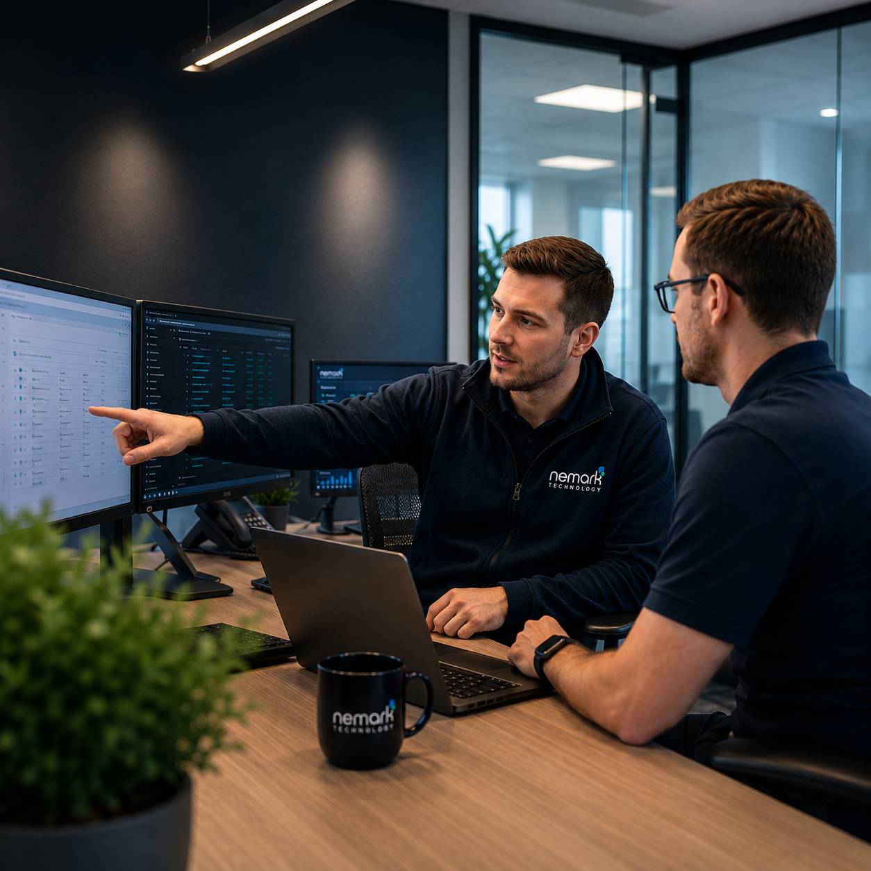 Nemark engineers providing proactive IT support and technology guidance for modern businesses