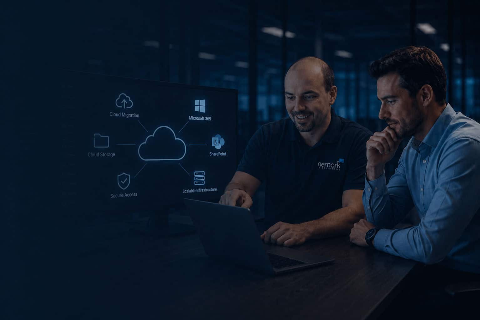 Business cloud services and solutions helping organisations migrate to the cloud, improve collaboration and modernise IT infrastructure