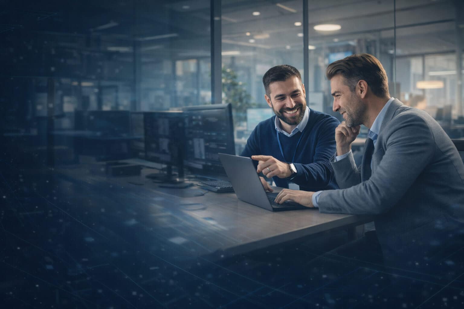 IT consultants from Nemark Technology providing proactive managed IT support for a business in Rotherham.
